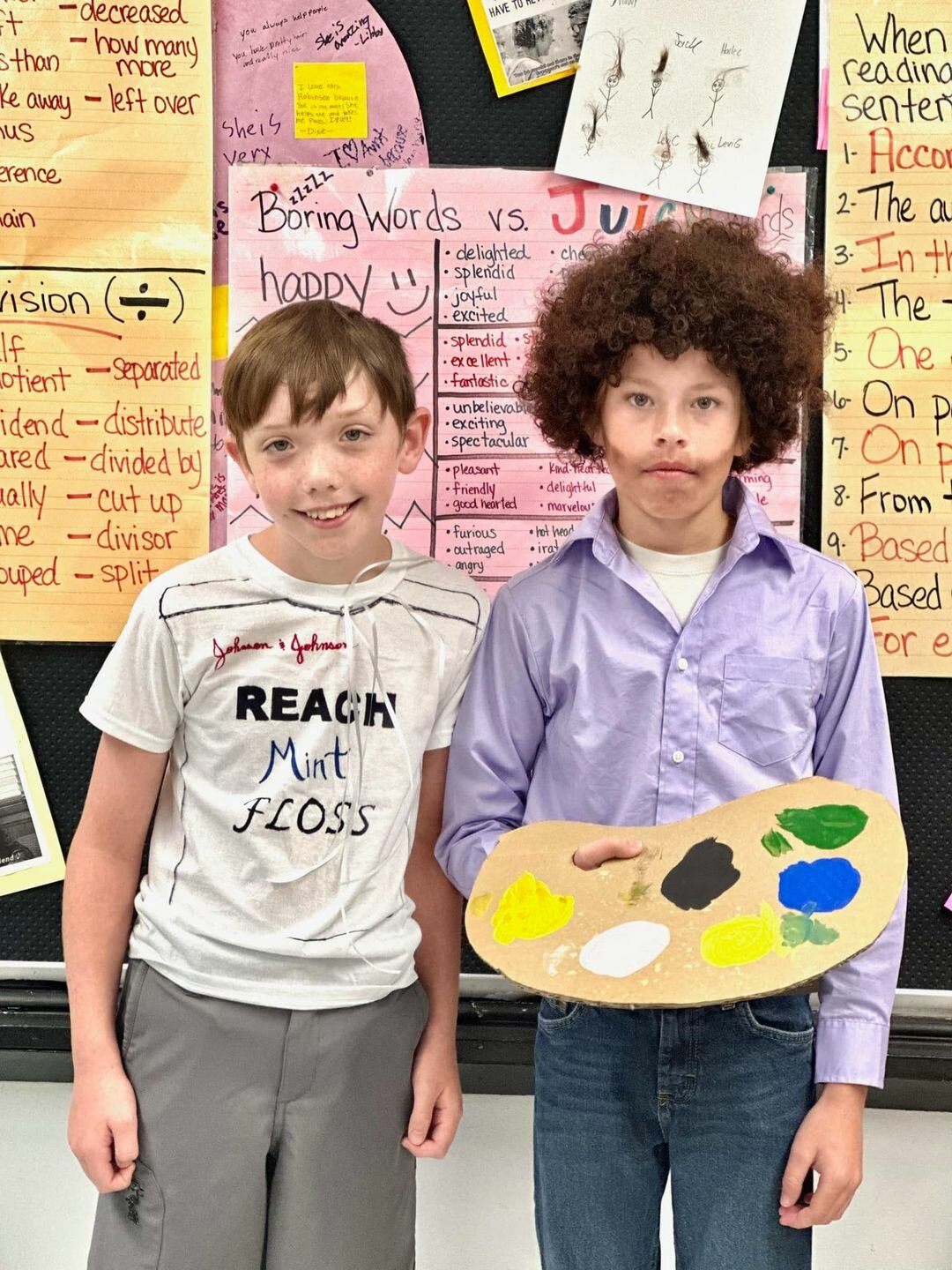 Winners of the Rhyme without Reason Facebook Contest Hunter Johnson and Evan Brumley