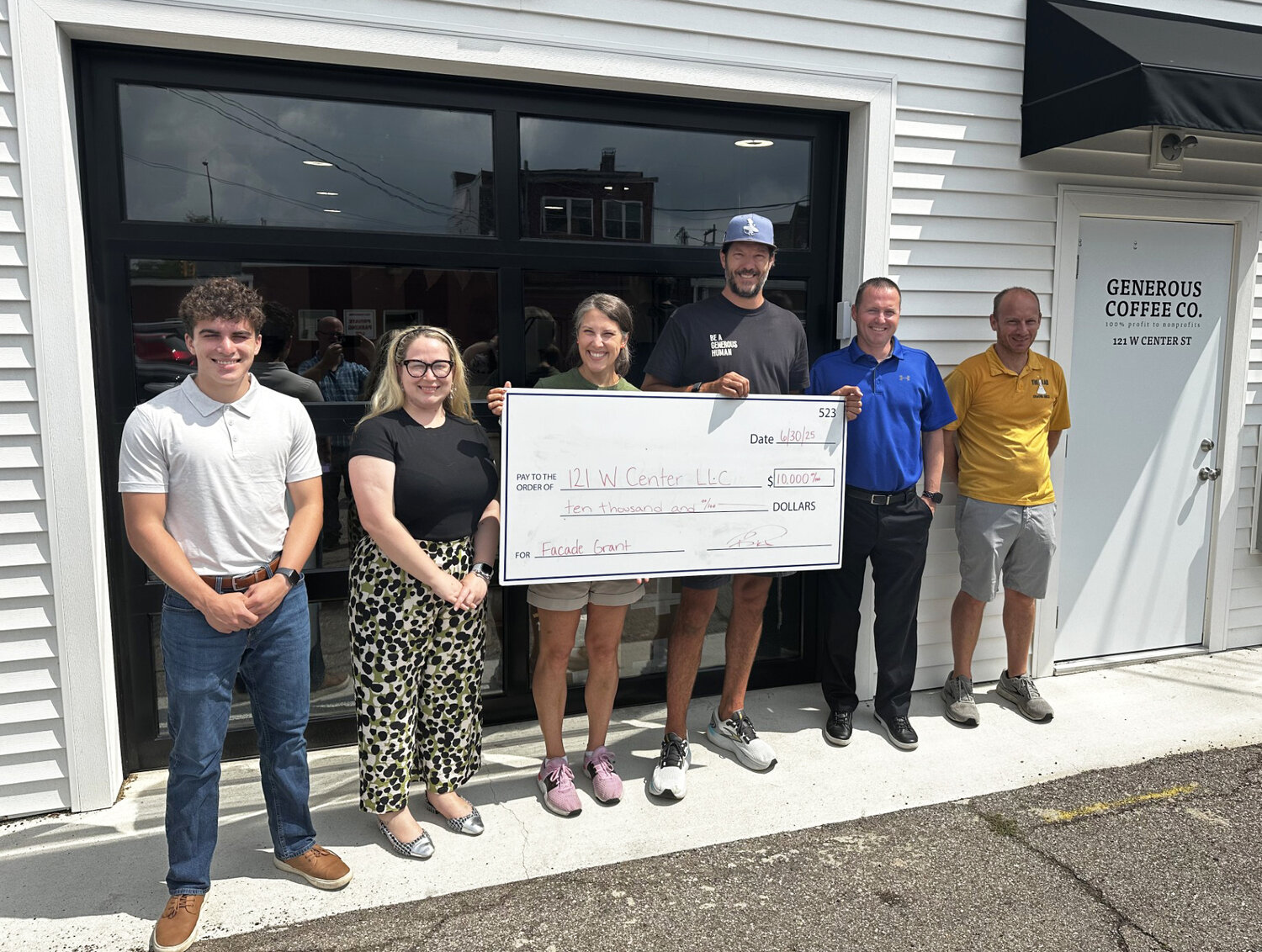 Generous Coffee Receives Facade Grant From Main Street Warsaw