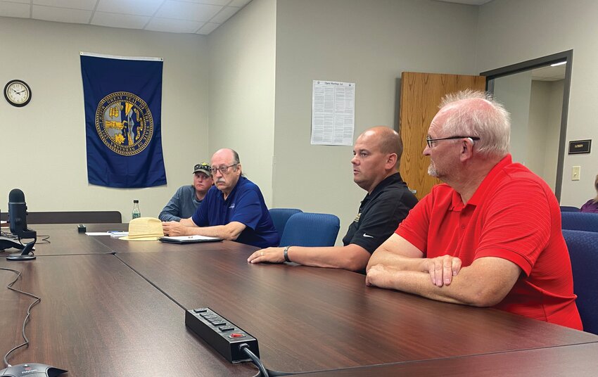 Representatives from Kingery Construction and Mid Contintental discussed plans to re-do sections of mortar that have fallen since the Courthouse Restoration Project. They wish to start repairs in October to avoid the heat affecting the bonds.