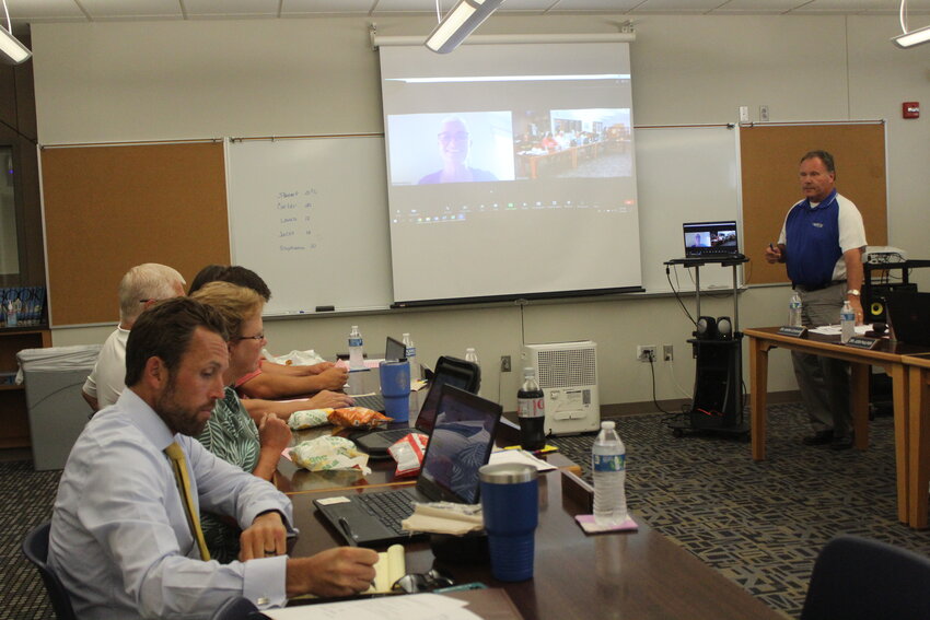 Kari Stephens spoke to the Wayne Community School's Board of Education via Zoom on Monday and praised the district for the work that has been done in the last year on the strategic plan.
