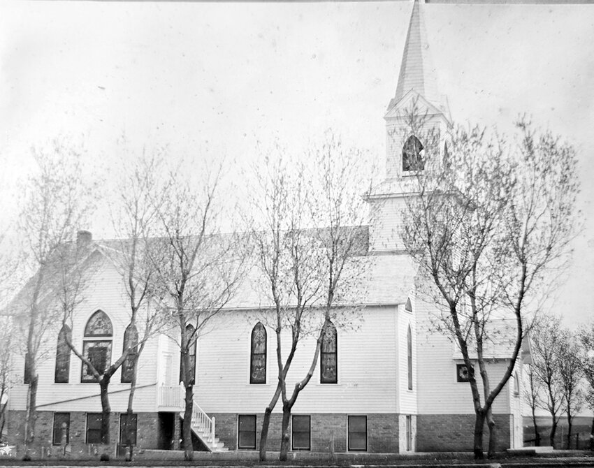 This 1955 photo of Concordia Lutheran Church was taken when the congregation observed the church's 70th anniversary.