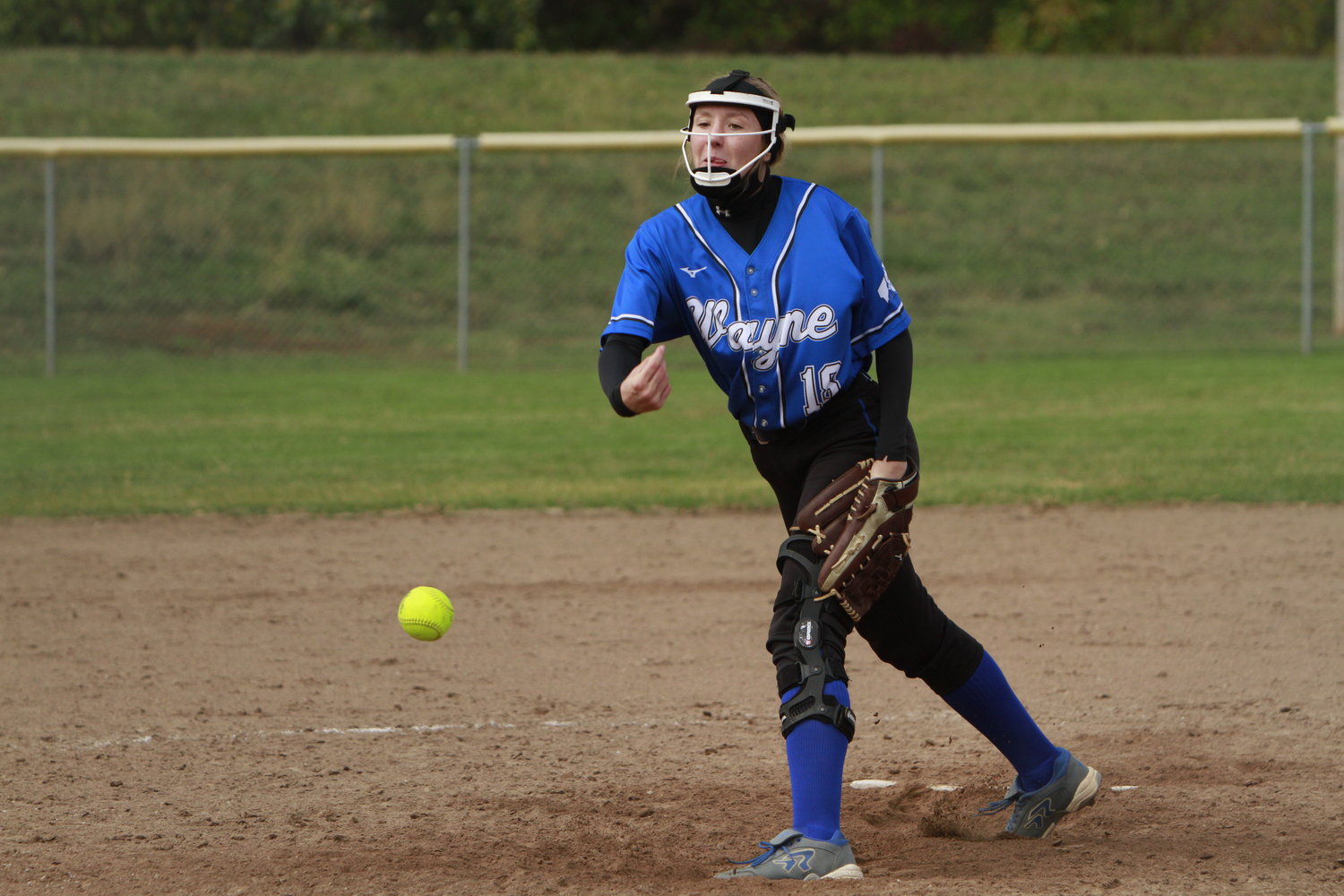 Senior pitcher Kendall Dorey leads eight returning starters back from last year’s Wayne High softball team, which failed to qualify for state for only the second time in the team’s 19-year history.