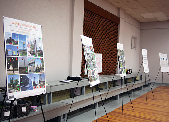 Visitors to the open house were shown idea boards and asked to identify what they liked and what they didn't. Laurel's Downtown Revitalization Project is expected to begin sometime during the spring of 2021.