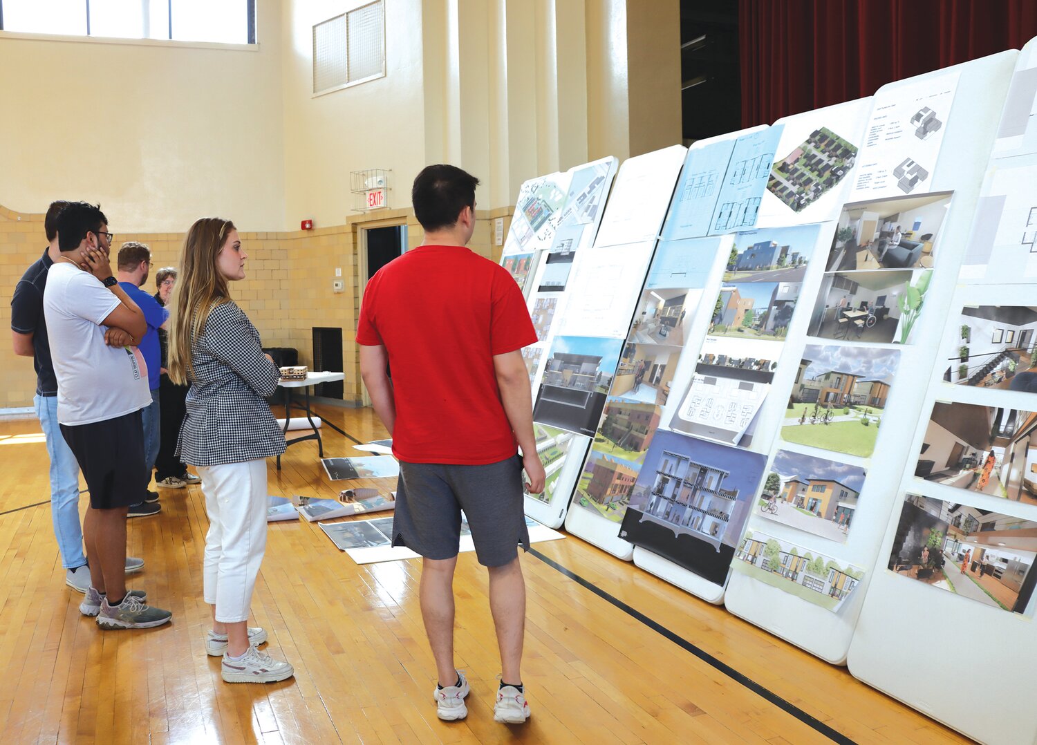 Attendees at a recent open house at the Wayne City Auditorium were able to see the results of a collaborative effort between Wayne Community Housing Development, Woehler & Sons and students from the University of Nebraska-Lincoln. The students worked to create a housing development plan for the city of Wayne.