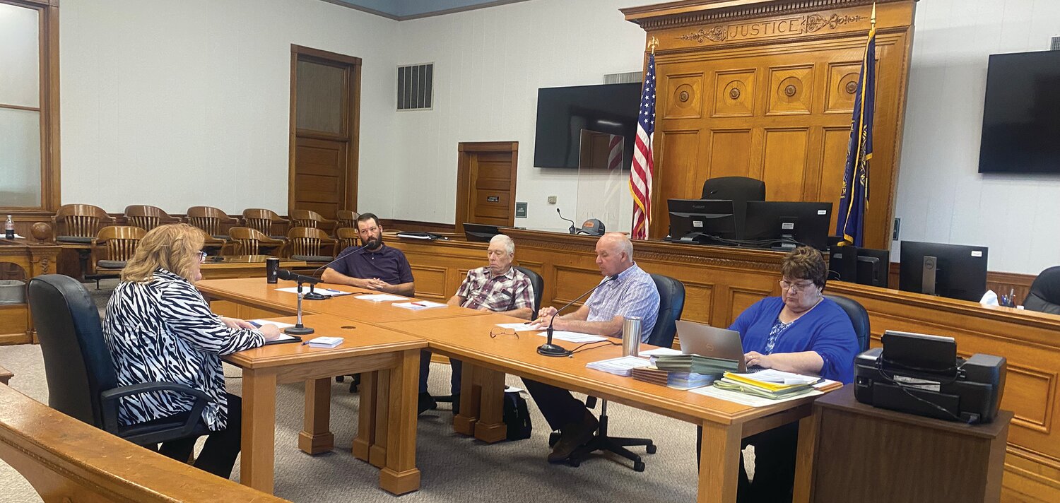 Beth Ferrell from the Nebraska Association of County Officials visited the board to present recent legislation updates and answer any questions the county may have.