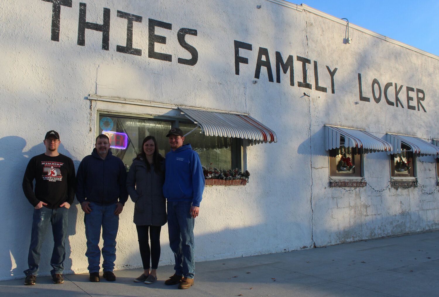 The Thies family includes (left) Jesse, John, Ashley and Ethan.